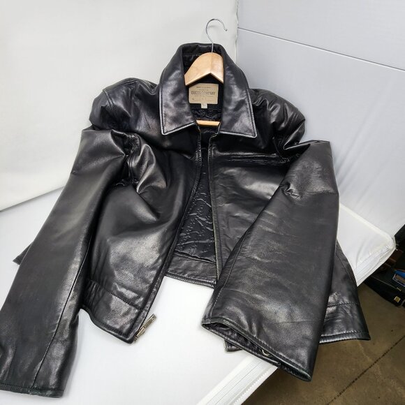 Guess by Marciano Black Leather Jacket Size L - Picture 1 of 4